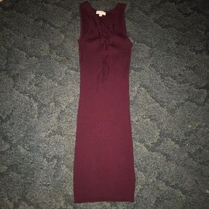 cute maroon dress